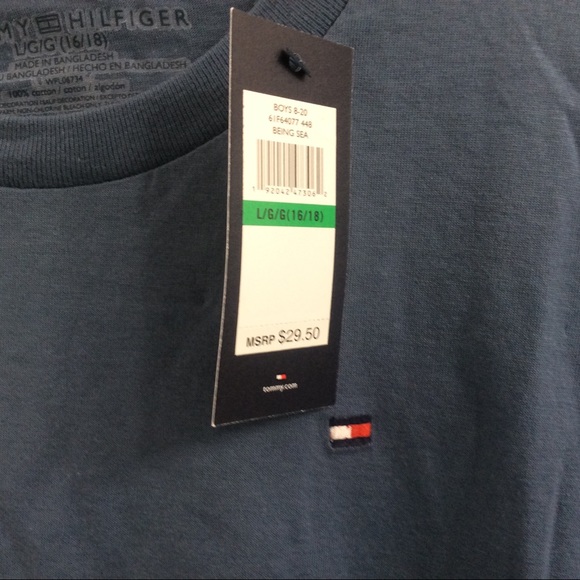 Boys Tommy Hilfiger Long Sleeved Tee - Picture 3 of 4